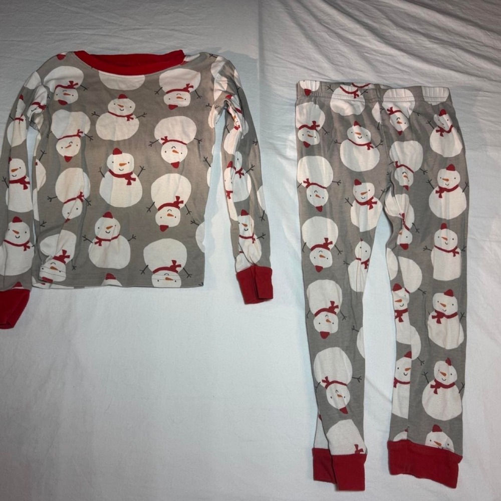 Carters Unisex Snowman Pajama Set